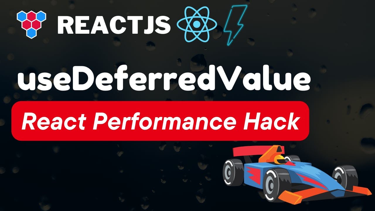 React useDeferredValue Performance Hack